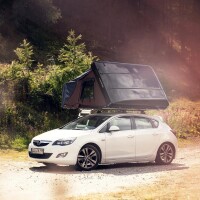 Skycamp - 2.0 Tente de toit negra a coque rigide