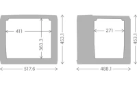 Cajón refrigerador híbrido 38L Compresor