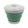 Collaps cubo redondo con tapa Shadow Green