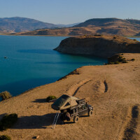 Adventure 165 Tente de toit Oliv inkl. Staunetz