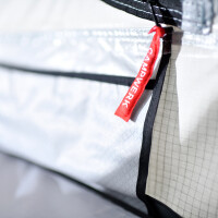 Adventure 165 Tente de toit gris incl. Red de almacenamiento