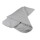 Duvalay Saco de dormir gris/Con rayas