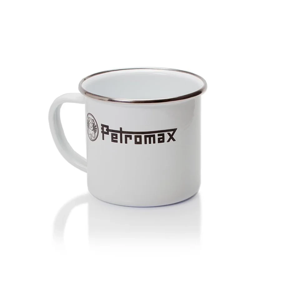 Petromax Taza de Esmalte Blanca