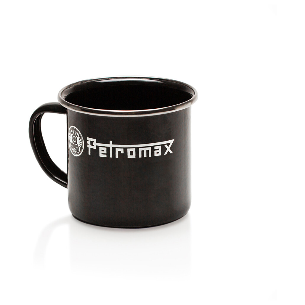 Petromax Taza de Esmalte Negro