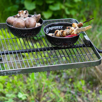 Petromax Platos de Esmalte Negro 2 Unidades