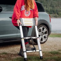 Tienda de techo híbrida TEDPop con doble apertura