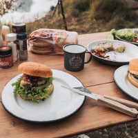 Campwerk Juego de Vajilla de Esmalte