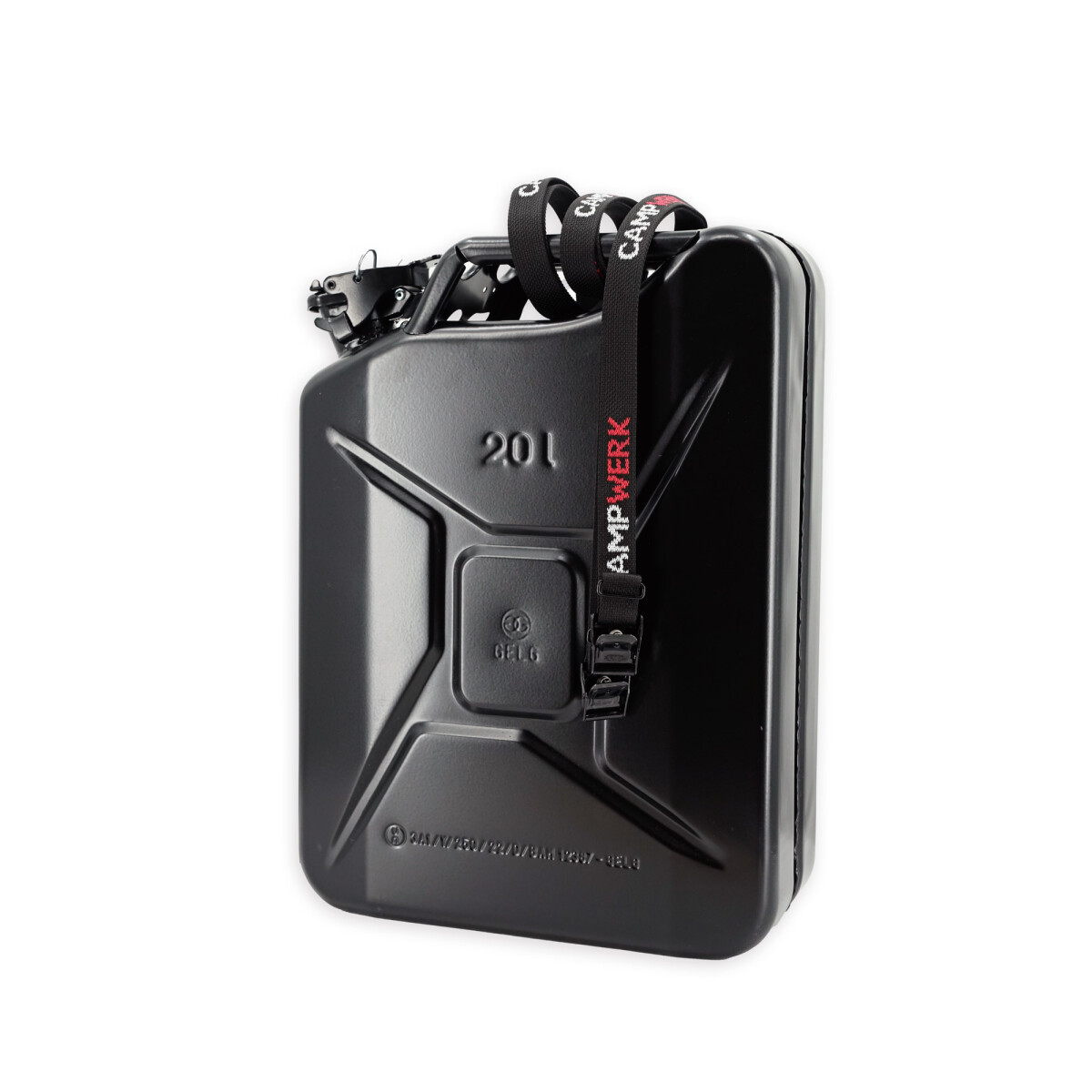 20 L Bidón de Combustible Montado con Soporte