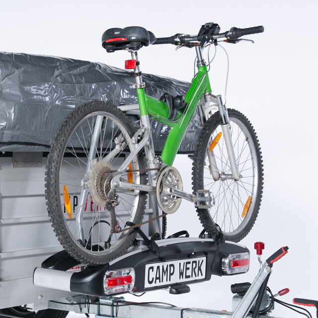 Juego de portabicicletas para 4, montado en remorque-tente